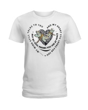 Blue Dragonflies Heart Tree Of Life - LTE Ladies T-Shirt tile