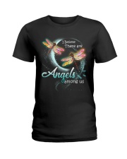 Dragonfly Believe in Angels - LTE Ladies T-Shirt tile