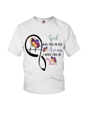 BUTTERFLY GOD HAS YOU IN HIS ARMS - BEST SELLER Youth T-Shirt tile