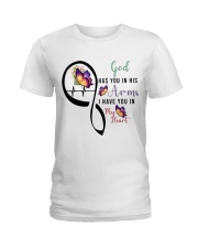 BUTTERFLY GOD HAS YOU IN HIS ARMS - BEST SELLER Ladies T-Shirt tile