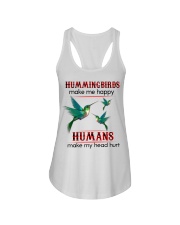 HUMMINGBIRD MAKE ME HAPPY - BEST SELLER Ladies Flowy Tank tile
