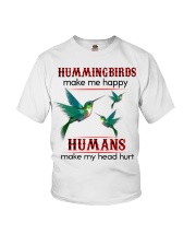HUMMINGBIRD MAKE ME HAPPY - BEST SELLER Youth T-Shirt tile