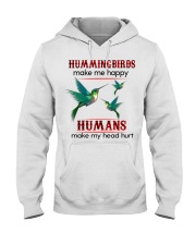 HUMMINGBIRD MAKE ME HAPPY - BEST SELLER Hooded Sweatshirt tile