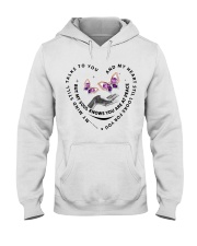 Gem Butterflies On Hand - LTE Hooded Sweatshirt tile