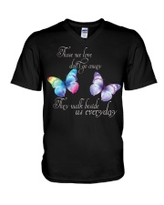 Butterflies Those We Loved - LTE V-Neck T-Shirt tile