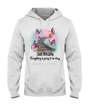 Butterfly Just Breathe PT0137 Hooded Sweatshirt tile