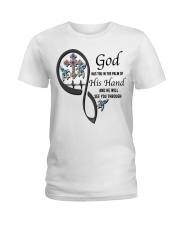 Blue Hummingbirds God Cross Has You - LTE Ladies T-Shirt tile