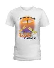 Dragonfly I Believe There Are Angels - LTE Ladies T-Shirt tile