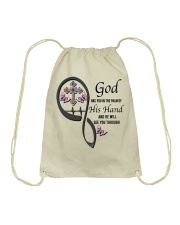 Butterflies Cross God Has You Ver 2 - LTE Drawstring Bag thumbnail