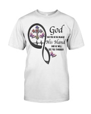 Butterflies Cross God Has You Ver 2 - LTE Classic T-Shirt front