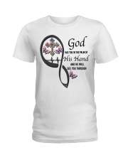Butterflies Cross God Has You Ver 2 - LTE Ladies T-Shirt thumbnail