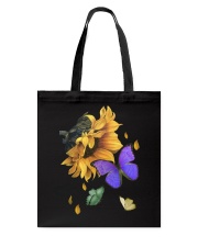 Butterfly Sunflower Art - LTE Tote Bag tile
