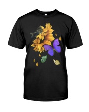 Butterfly Sunflower Art - LTE Classic T-Shirt front
