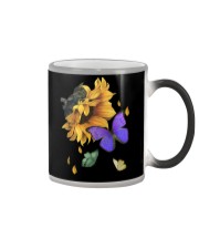 Butterfly Sunflower Art - LTE Color Changing Mug tile
