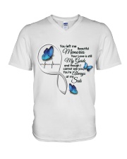 BUTTERFLY YOU LEFT ME - BEST SELLER V-Neck T-Shirt tile