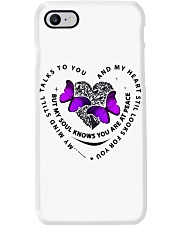 Purple Butterflies Heart Tree Of Life - LTE Phone Case tile