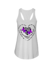 Purple Butterflies Heart Tree Of Life - LTE Ladies Flowy Tank tile