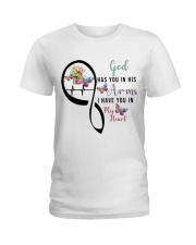 BUTTERFLY GOD HAS YOU IN HIS ARMS - BEST SELLER Ladies T-Shirt tile