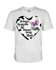 Gem Butterfly No Longer By My Side V-Neck T-Shirt tile