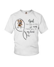 Angel Butterfly God Has You Heartbeat - LTE Youth T-Shirt tile