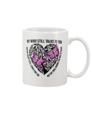 Pink Butterflies On Heart Tree Of Life - LTE Mug tile