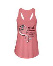 Butterfly On Lady Hand God Has You - LTE Ladies Flowy Tank tile