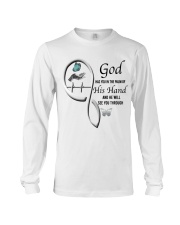 Butterfly On Lady Hand God Has You - LTE Long Sleeve Tee tile
