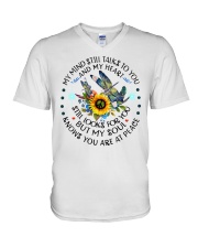 Dragonfly My Mind Still Talk You FT0002 V-Neck T-Shirt tile