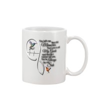 Green Hummingbird You Left Me Mug tile