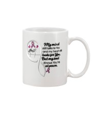 Pink Butterflies Ribbon Infinity Love - LTE Mug tile