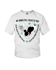 Turquoise Butterflies Mon and Kid Heaven - LTE Youth T-Shirt tile