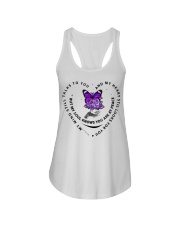 Purple Butterfly Rose - LTE Ladies Flowy Tank tile