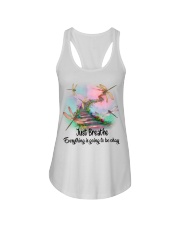 Dragonfly Just Breathe PT0137 Ladies Flowy Tank tile