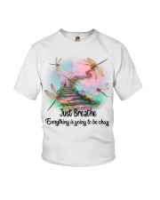 Dragonfly Just Breathe PT0137 Youth T-Shirt tile
