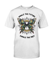 Mandala Butterfly Inhale Exhale - LTE Classic T-Shirt front