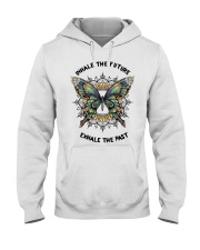 Mandala Butterfly Inhale Exhale - LTE Hooded Sweatshirt tile
