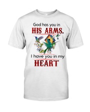 Hummingbird God Has You In His Arms SB3525 Classic T-Shirt front