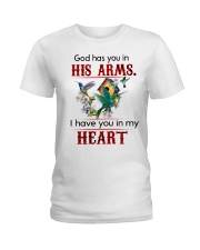 Hummingbird God Has You In His Arms SB3525 Ladies T-Shirt tile