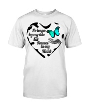 Turquoise Butterfly No Longer By My Side Classic T-Shirt front