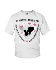 Pink Butterflies Mom and Kid Heaven Art - LTE Youth T-Shirt tile