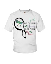 DRAGONFLY GOD HAS YOU IN HIS ARMS - BEST SELLER Youth T-Shirt tile