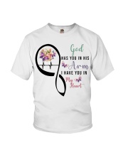 BUTTERFLY GOD HAS YOU IN HIS ARMS - BEST SELLER Youth T-Shirt tile