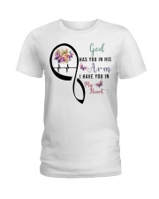 BUTTERFLY GOD HAS YOU IN HIS ARMS - BEST SELLER Ladies T-Shirt tile