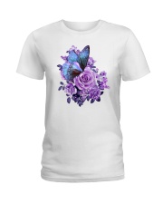 Butterfly Purple Rose - LTE Ladies T-Shirt tile