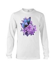 Butterfly Purple Rose - LTE Long Sleeve Tee tile