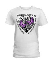 Purple Butterflies On Heart Tree - LTE Ladies T-Shirt tile