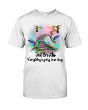 Hummingbird Just Breathe PT0137 Classic T-Shirt front