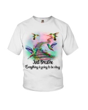 Hummingbird Just Breathe PT0137 Youth T-Shirt tile