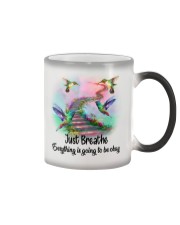 Hummingbird Just Breathe PT0137 Color Changing Mug tile