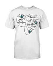 Green Hummingbirds On Lady Hand - LTE Classic T-Shirt front